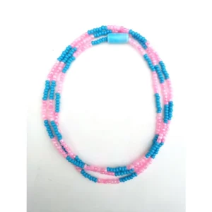 Guia Erê Miçanga Azul E Rosa